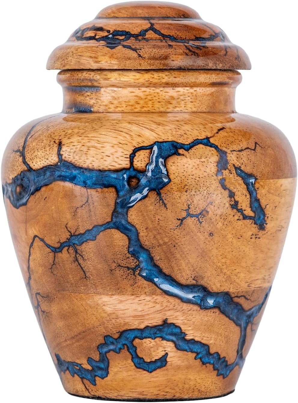 Wooden Cremation Urns for Human Ashes Adult Male 20 Cubic Inches – Memorial Urns