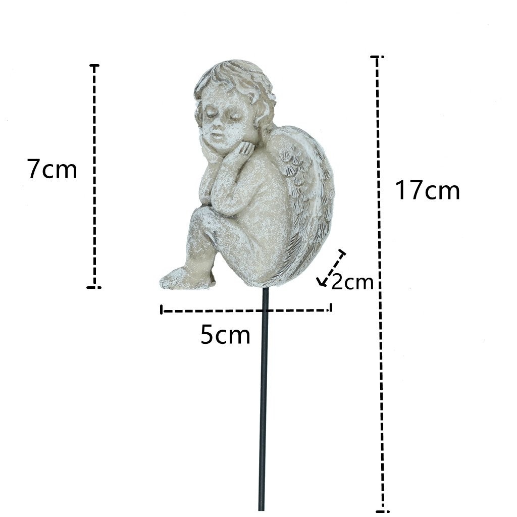 Decorative Angel Garden Stakes – Miniature Fairy Statues for Memorials
