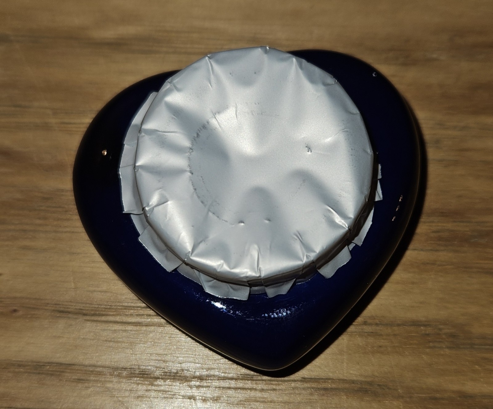 Mini Ceramic Heart-Shaped Urns for Cremation Keepsake ( Blue)