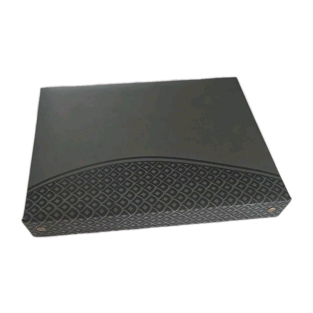 Messenger Funeral Memorial Register Guest Book Binder Gray