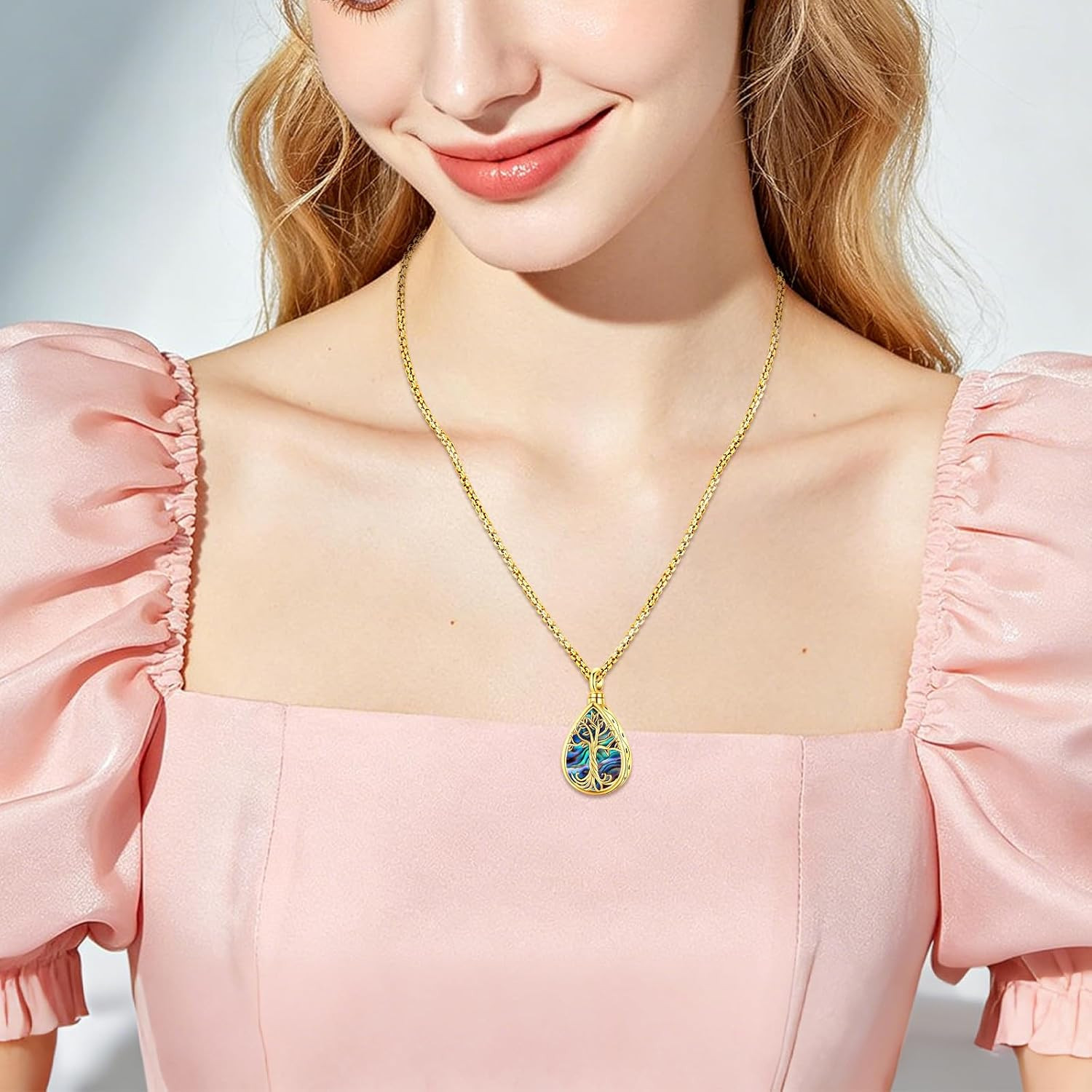 Cremation Jewelry for Ashes Necklace to Put Ashes in 925 Sterling Silver/Gold or
