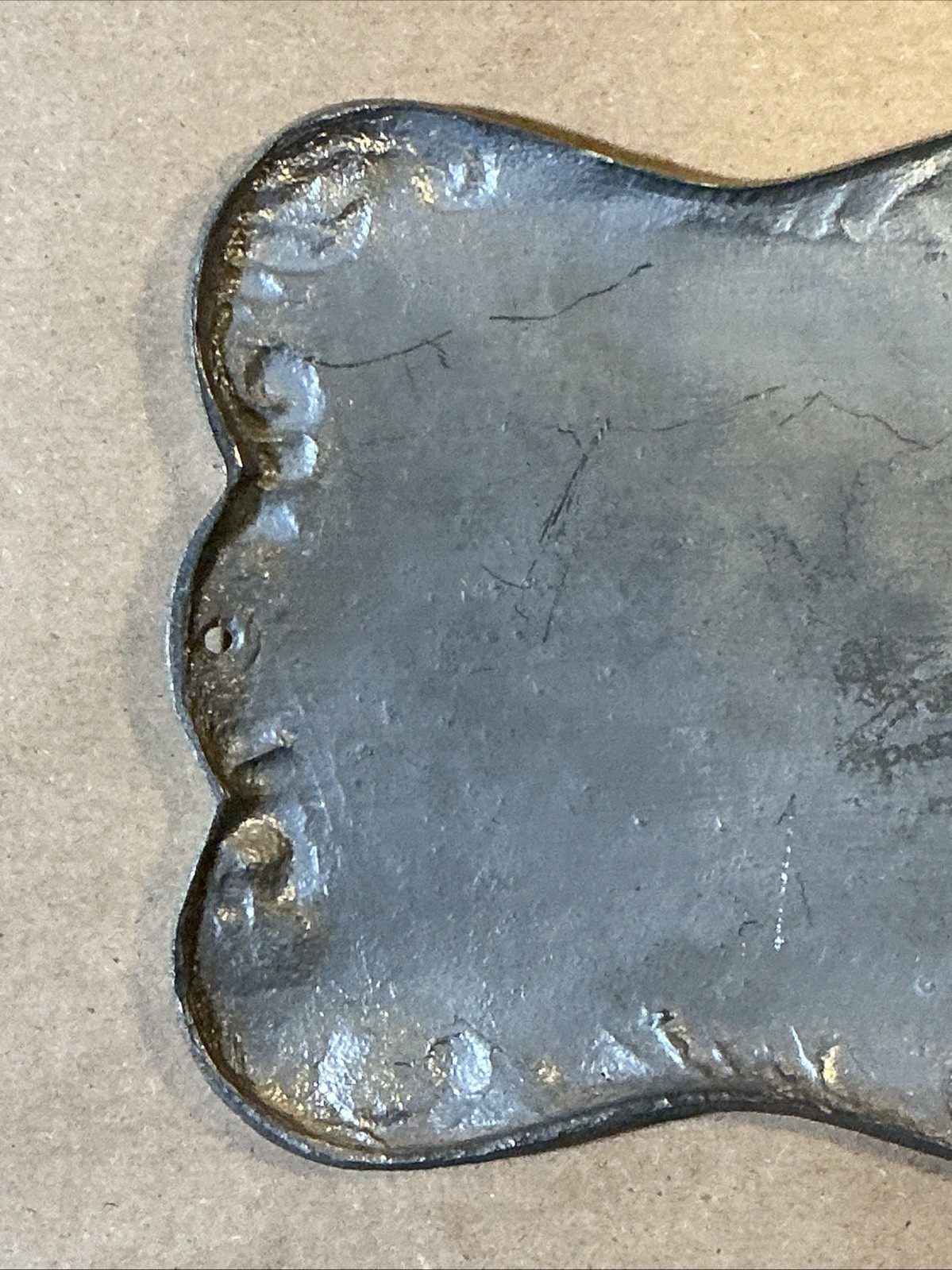 Vintage Casket Marker Labeled Father INV-AA03