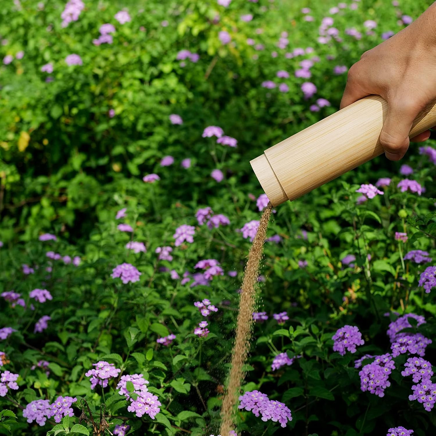 Small Bamboo Scattering Urn Tube for Human Ashes, 9’’X2’’ ECO & Biodegradable Fr