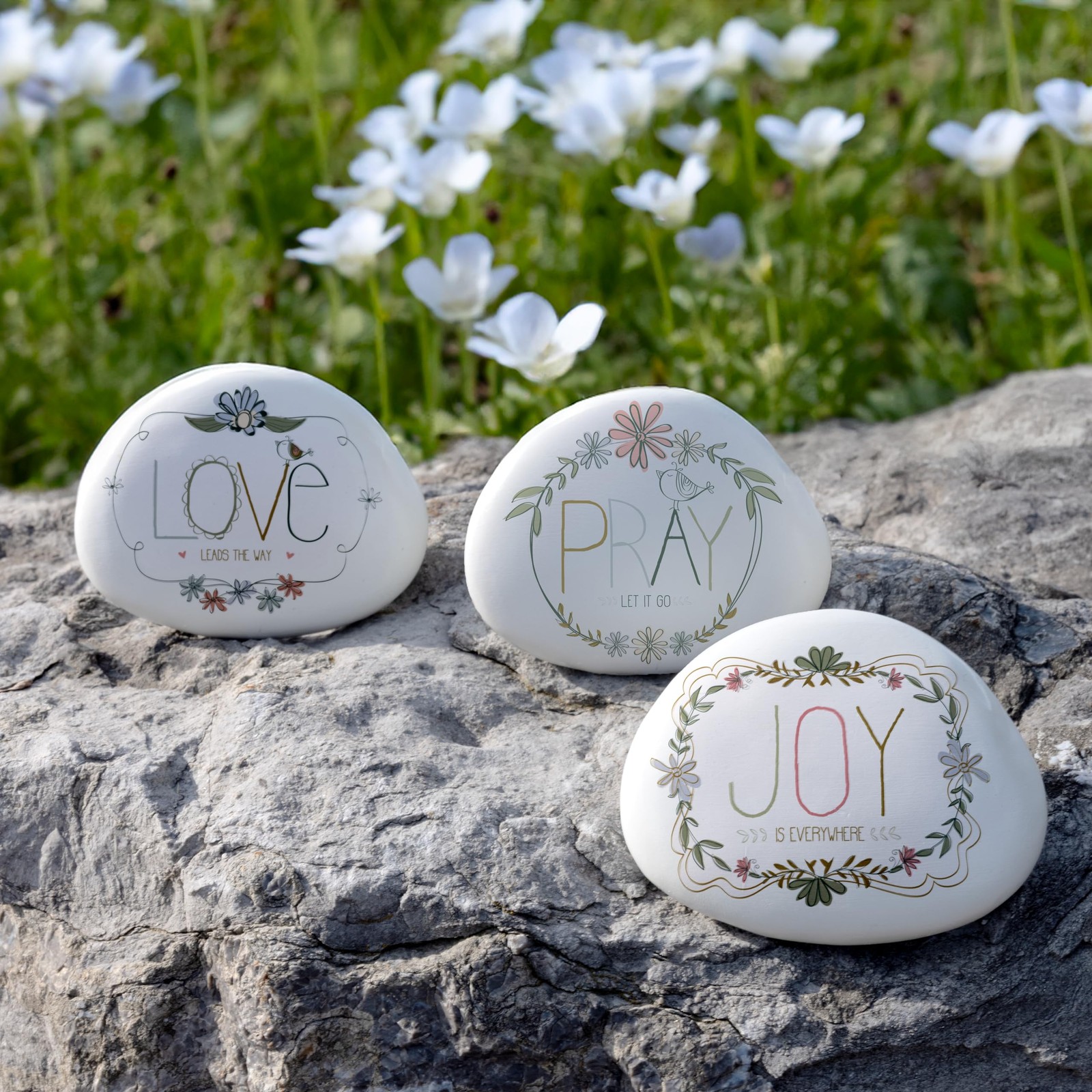 Pavilion Gift Company – Pray – 4″ Garden Stone Outdoor Indoor Prayer Faith Re…