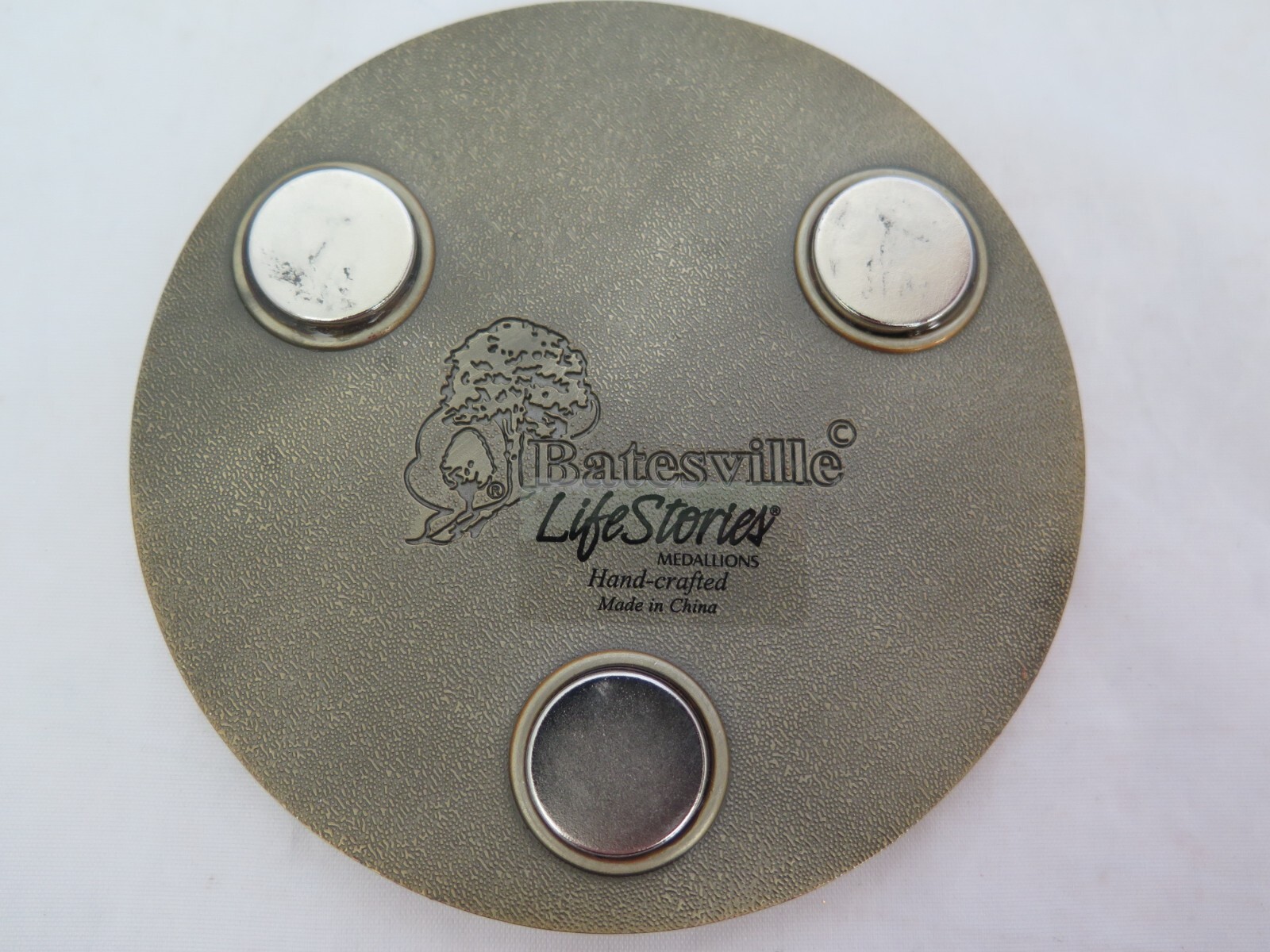 Batesville LifeStories Medallions Bronze Casket Magnet – Beloved Husband – b10