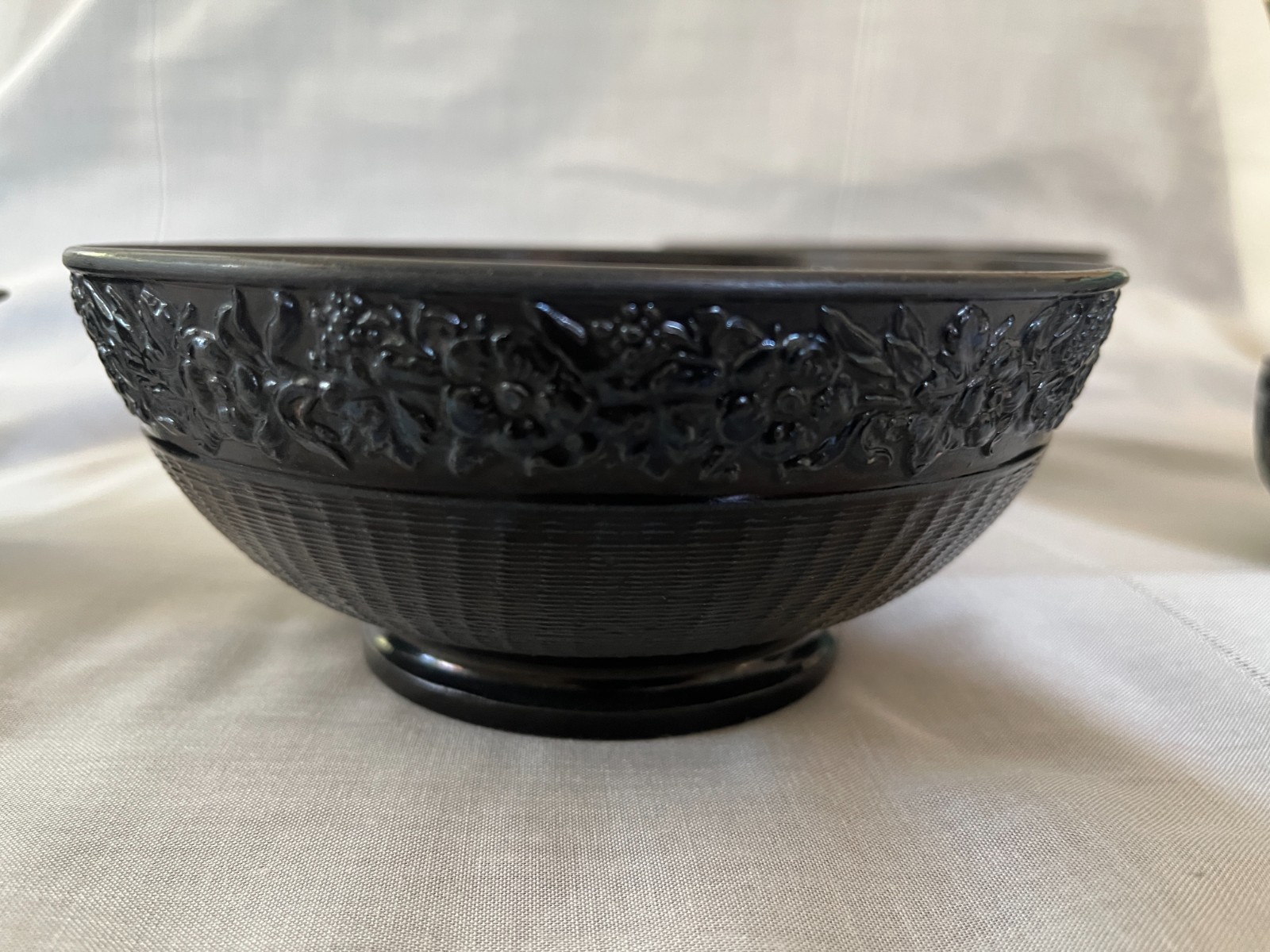 antique ceramic Hackwood funeral black service parts