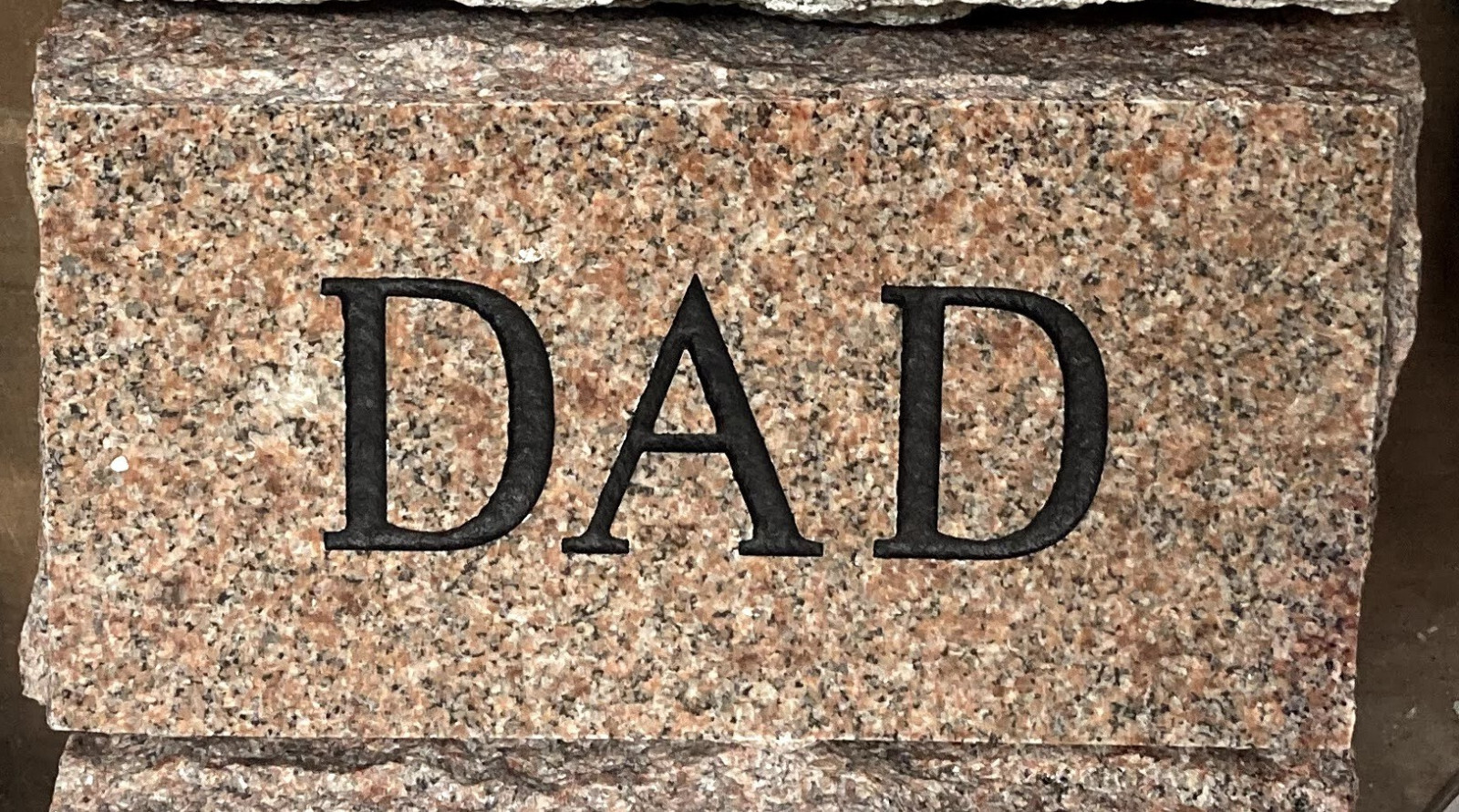 Granite Custom Engraved Footstone Cemetery Funeral Morning Rose 4x8x4″