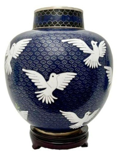 XLarge/Companion 410 Cubic Inches Dove Cremation Urn for Ashes