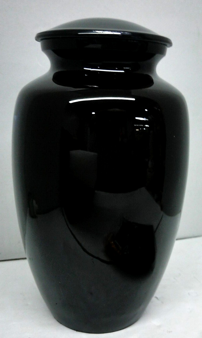 Black Urn with Eagle and Flag, with Bag