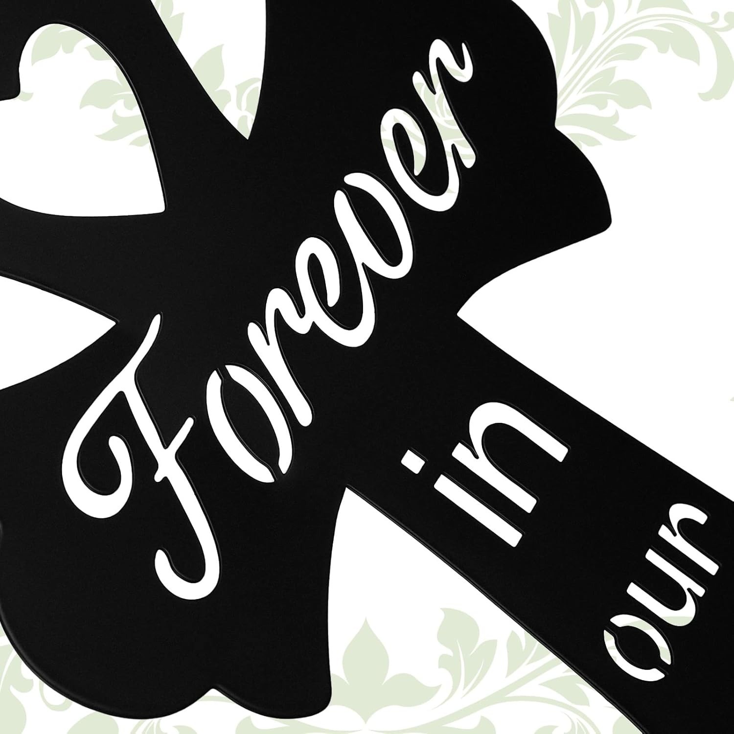 Durable Metal Cemetery Cross Stake – ‘Miss You’ Design for Lasting Remembrance