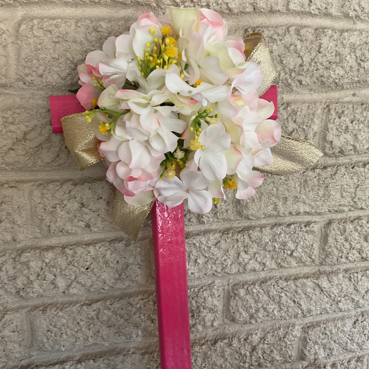 Cemetery flowers, cemetery decoration, lillies memorial flowers, cross memorial