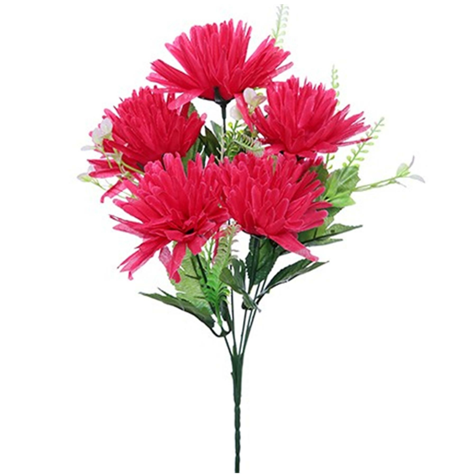Artificial Silk Chrysanthemum Flowers for Wedding Valentines Memorial Graveside