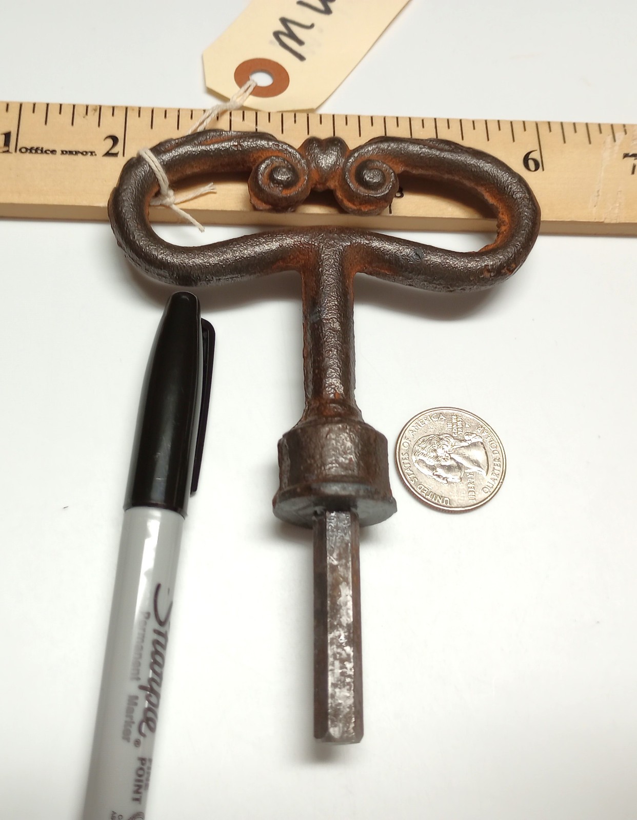 Cast Iron Casket Key / Coffin Key