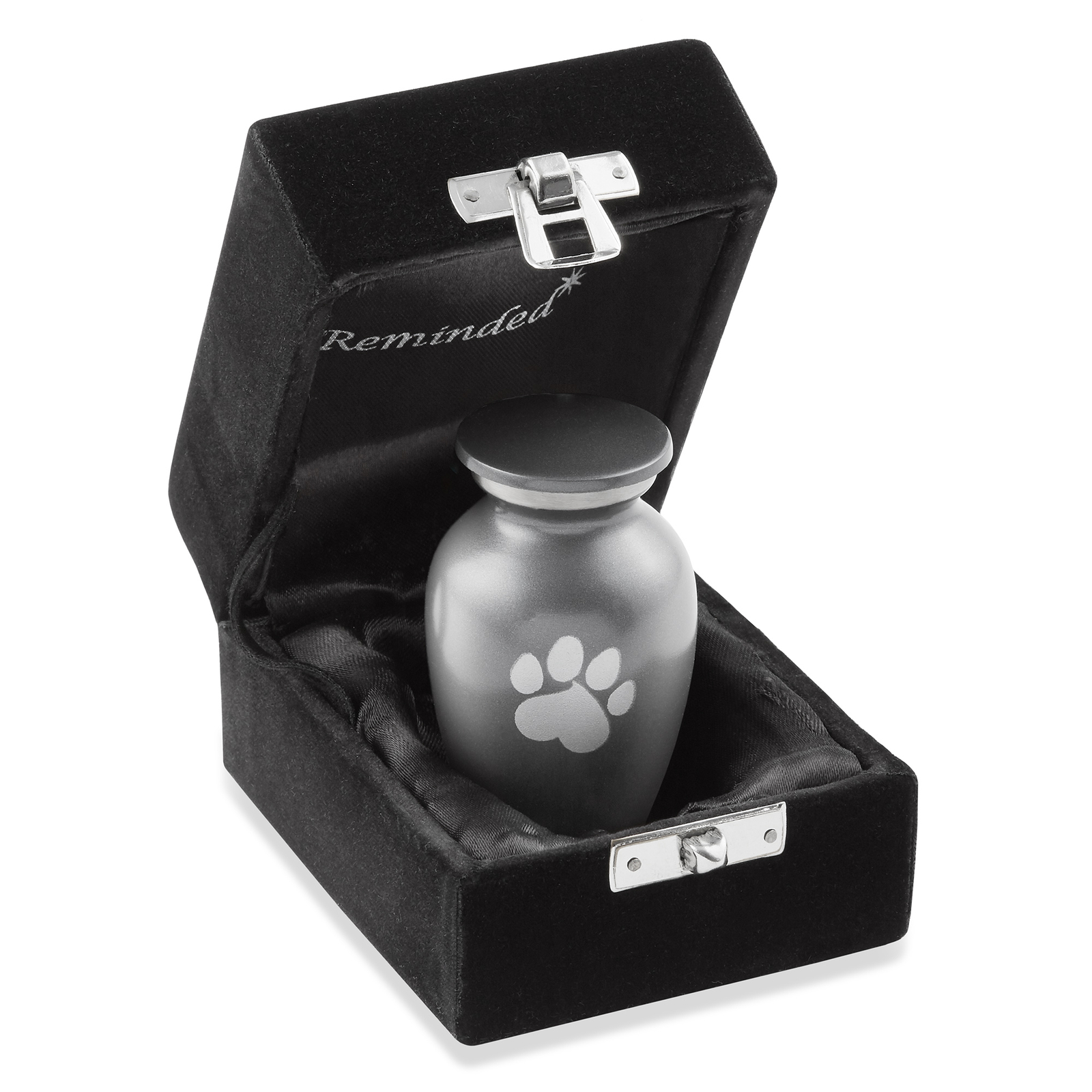 Pet Urn for Dog & Cat Ashes – Cremation Memorial Extra Small Gray Urn