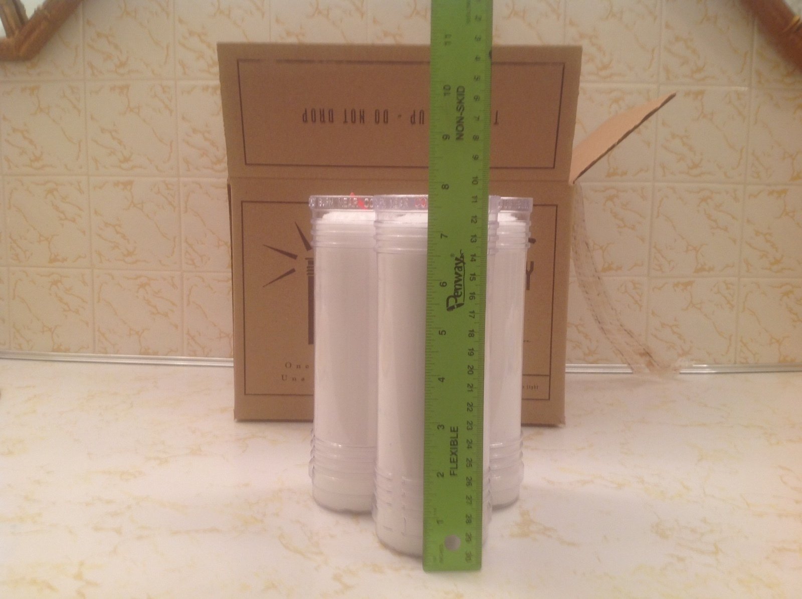 Candles:Church, Cemetery, Memorial,Ceremonial, Remembrance,Garden/Patio/ Prayer
