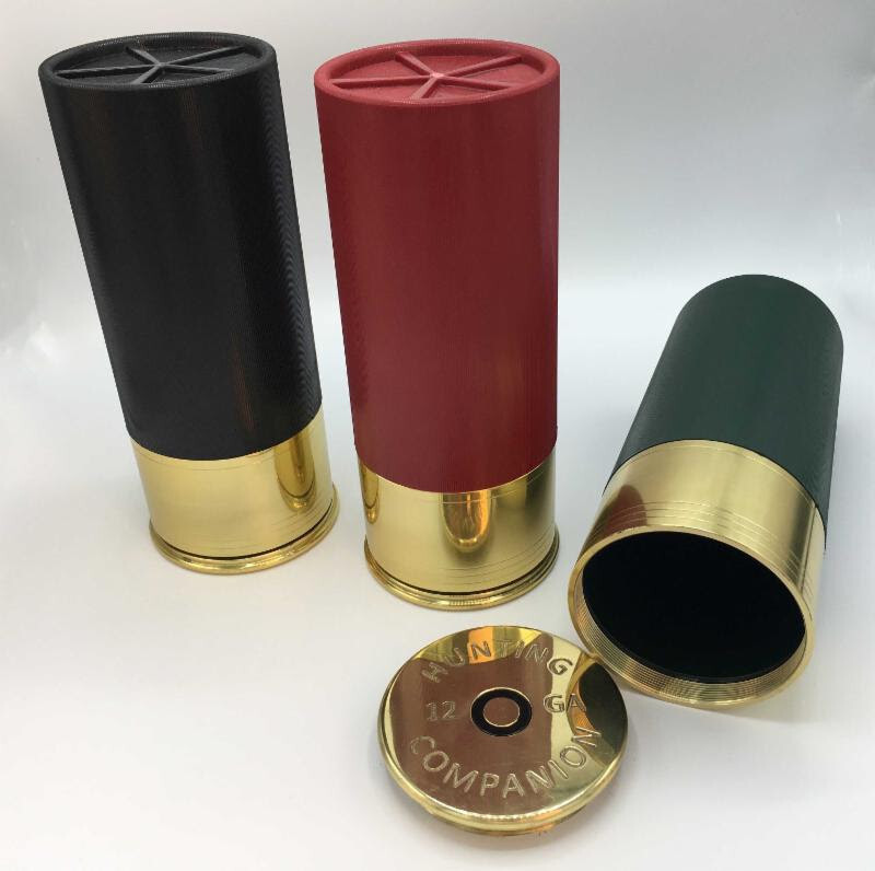 Shotgun Shell Urn Green 100 Cubic Inch Funeral Pet Cremation Urn Can Be Engraved