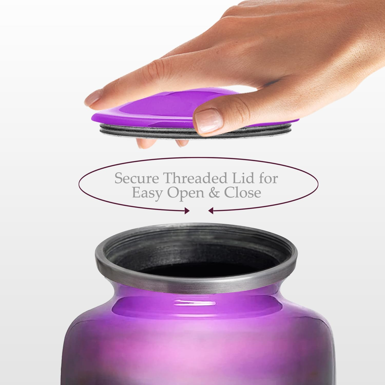 Urns for Human Ashes Adult Female and Male, Decorative Burial Urn, Funeral Crema