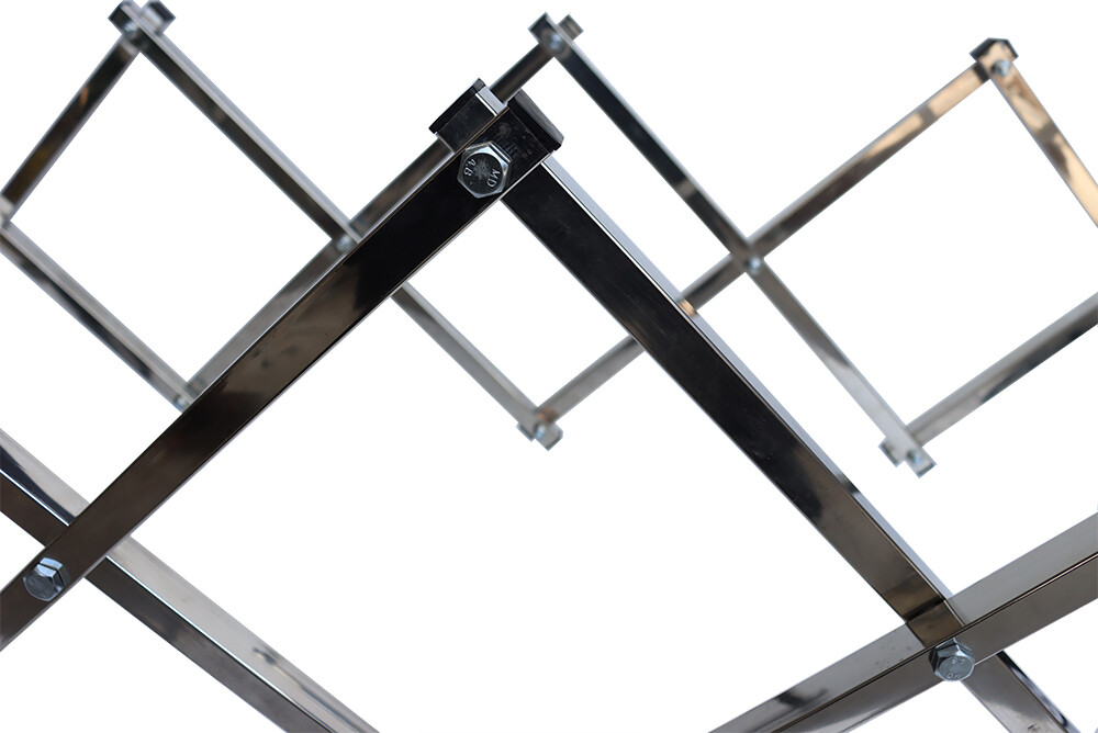 TECHTONGDA Funeral Church Stretcher Truck Sturdy Casket Stand Cart with 4 Handle