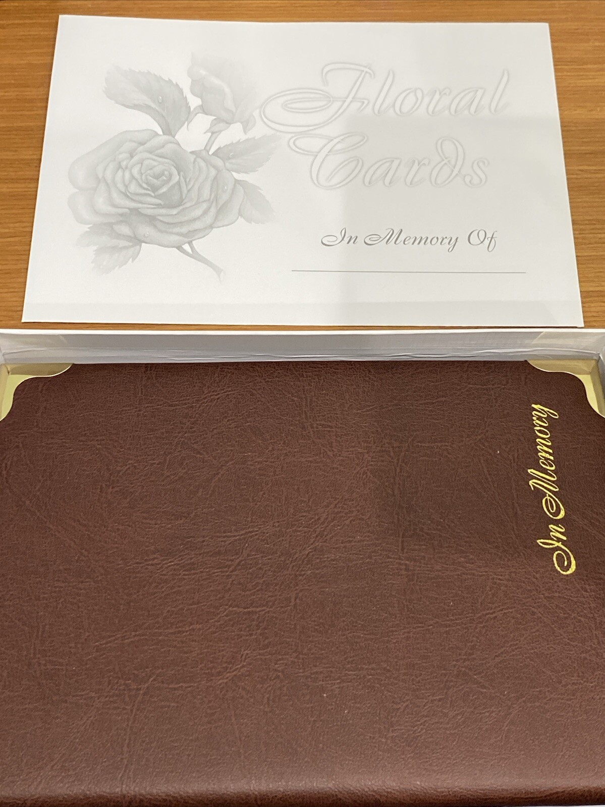 Funeral Guest Book Memorial Service White Sign In Guest Registry In Memory Of