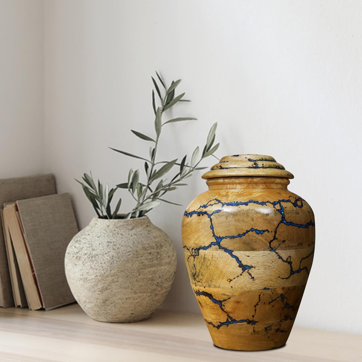 Wooden Urns for Human Ashes Adult Female/Male – Wooden Cremation Memorial Keepsa