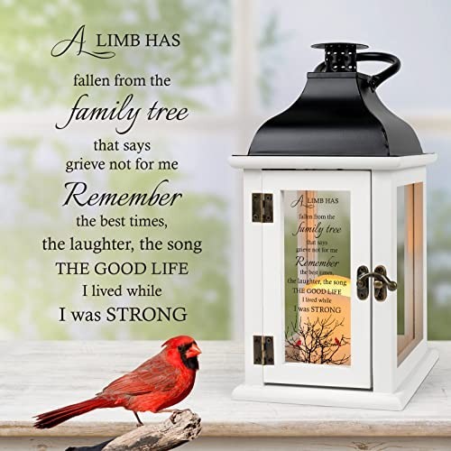 Memorial Lantern – Sympathy Gifts for Loss of Loved One, Remembrance & Funeral G