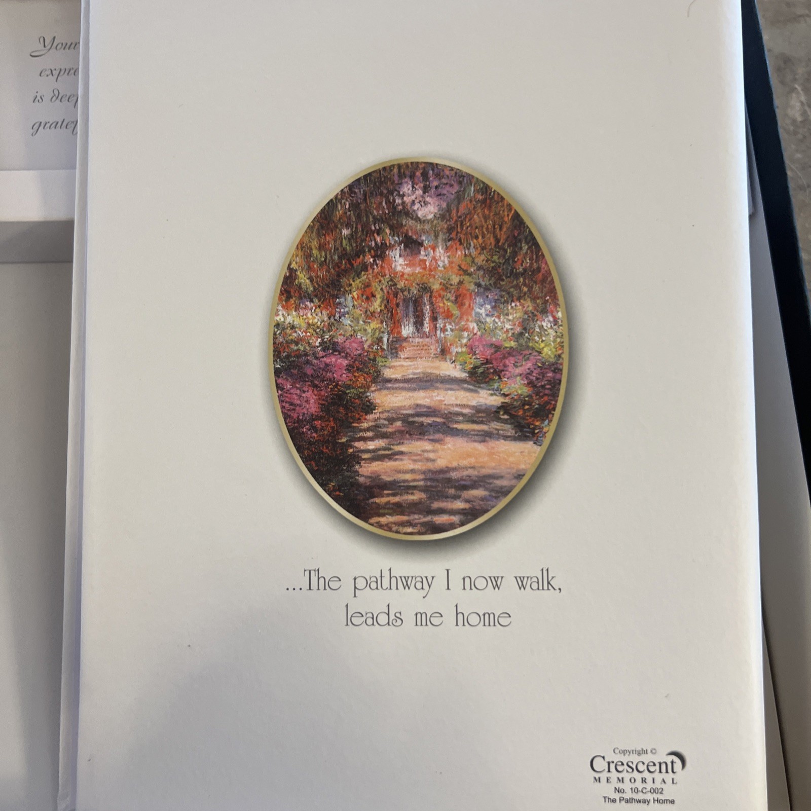 Funeral Guest Book Memories Cards W/ Envelope Box Set