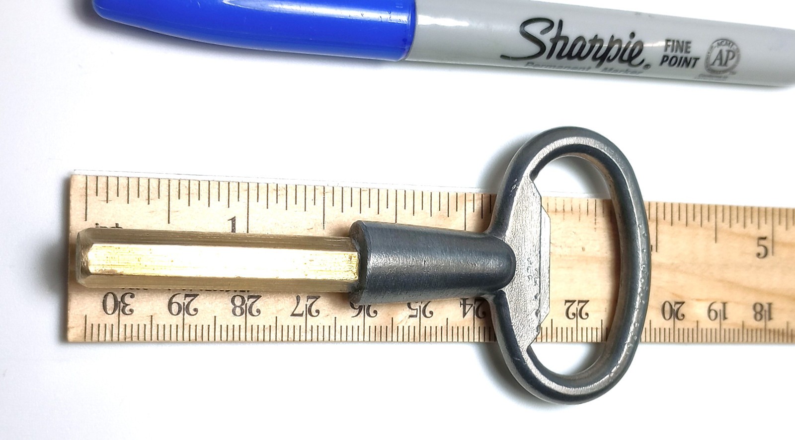 Heavy (Shortened) Cast Pocket Casket Key / Bottle Opener