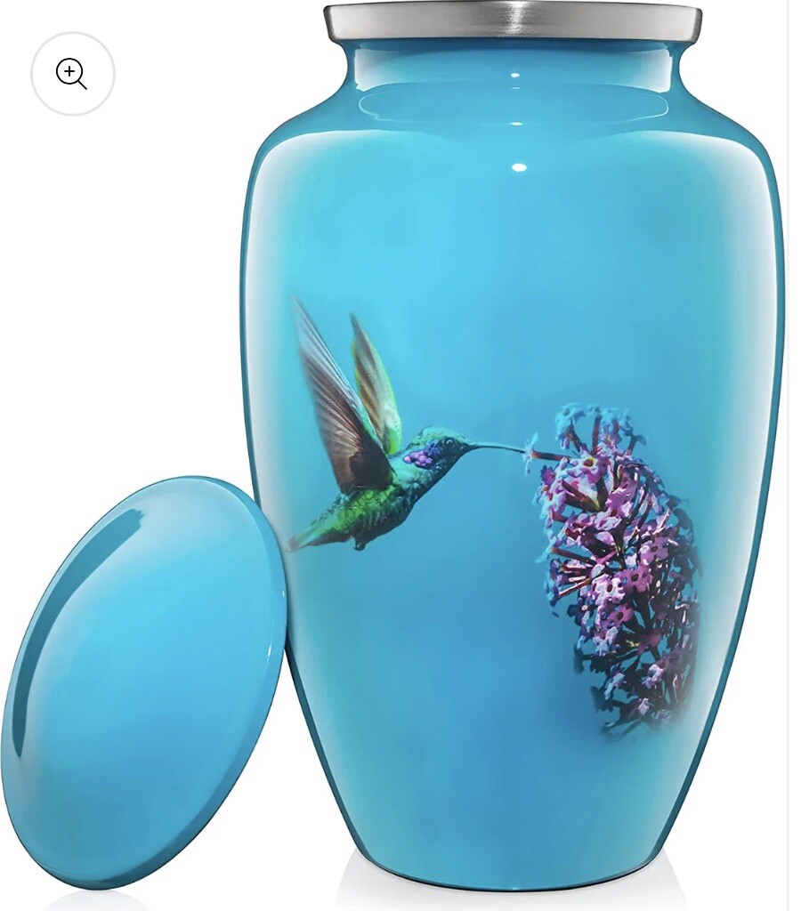 Simcs Handcrafts HummingBird Urn