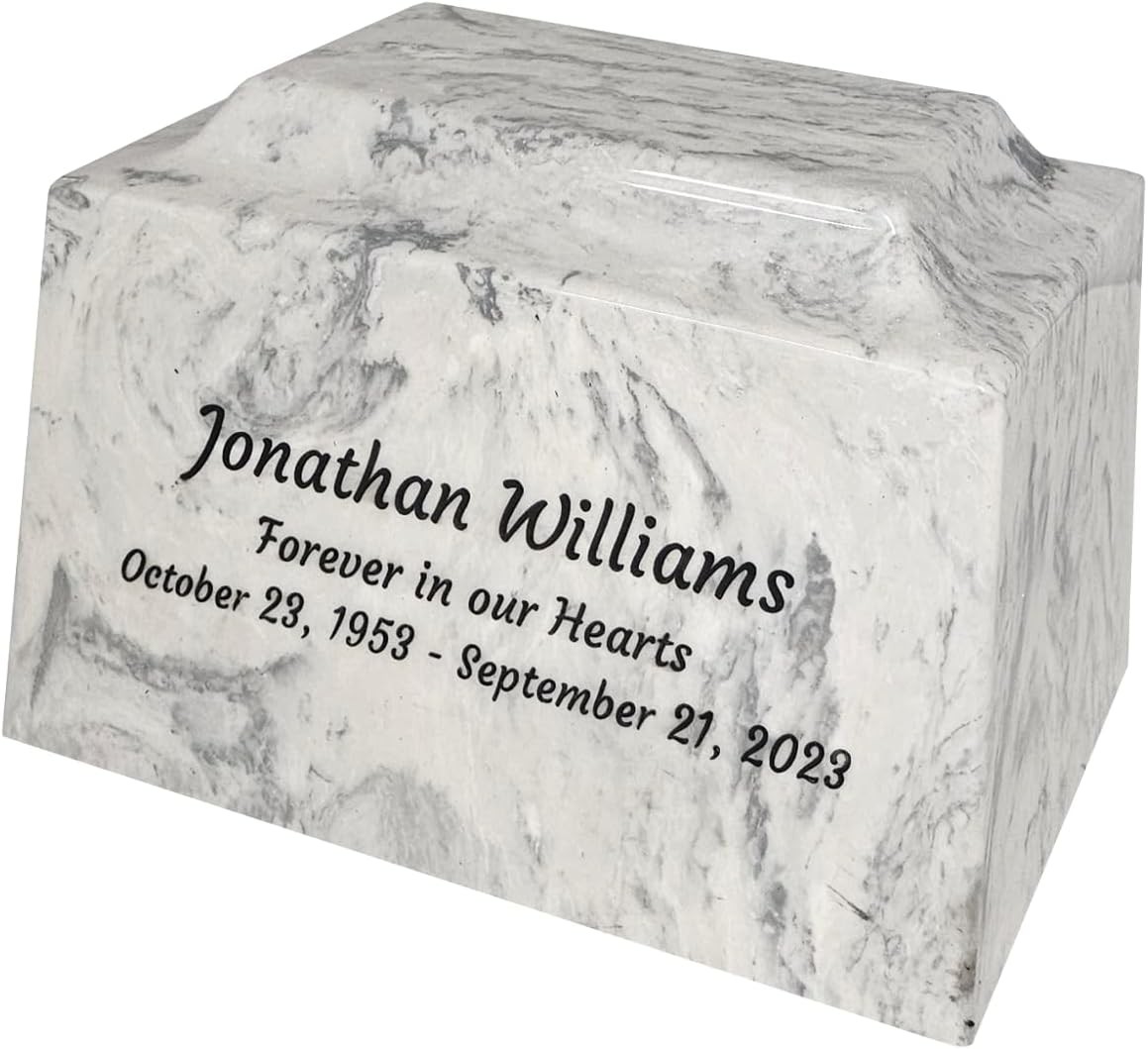 Custom Engraved Mackenzie Urn Vault – Up to Three Line of Custom Engraving