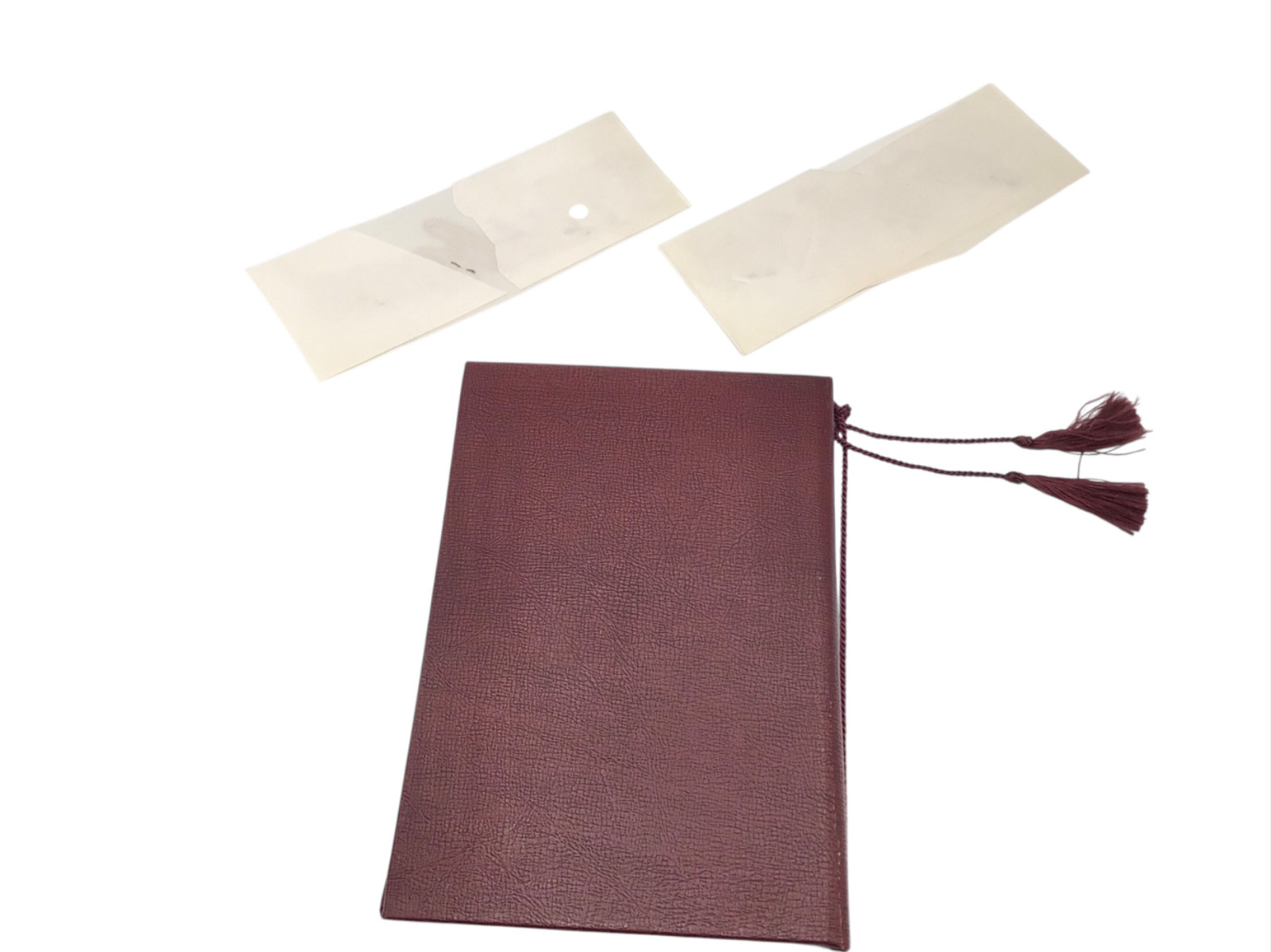 Vintage Funeral Memorial Booklet with Poem “Waiting” Mortuary Keepsake Ephemera