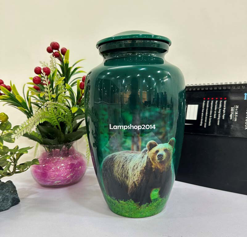 Bear Cremation Urn Funeral Animal Lovers’ Urn Bear Printing Cremation Urns