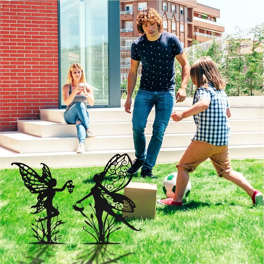 Decorative Garden Stakes, Fairy Garden Statues for Home and Garden (9)