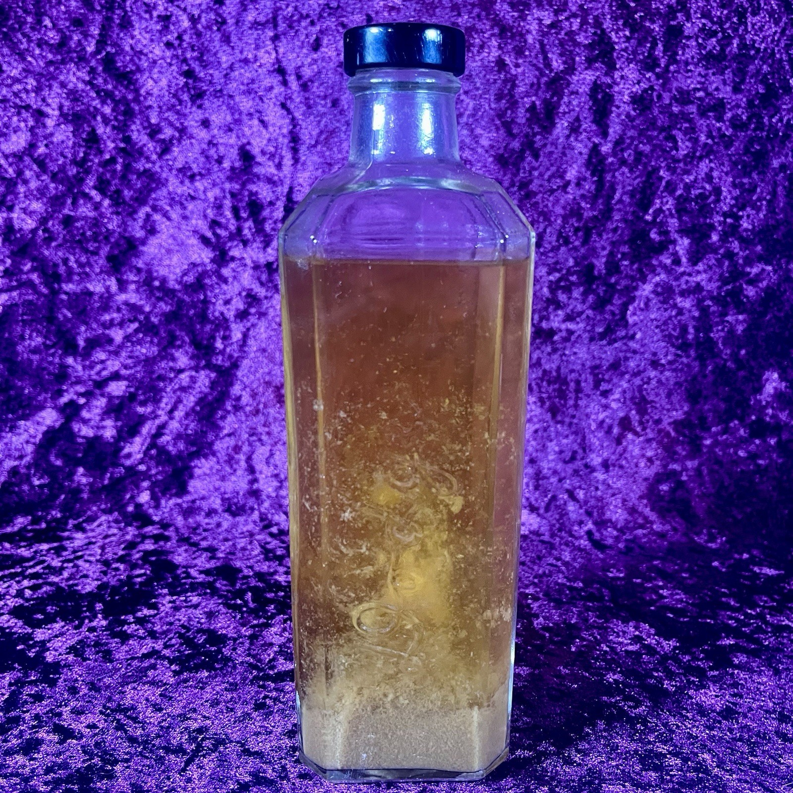 Dodge Restorative Embalming Fluid Glass Bottle FULL Vintage Mortuary Funeral