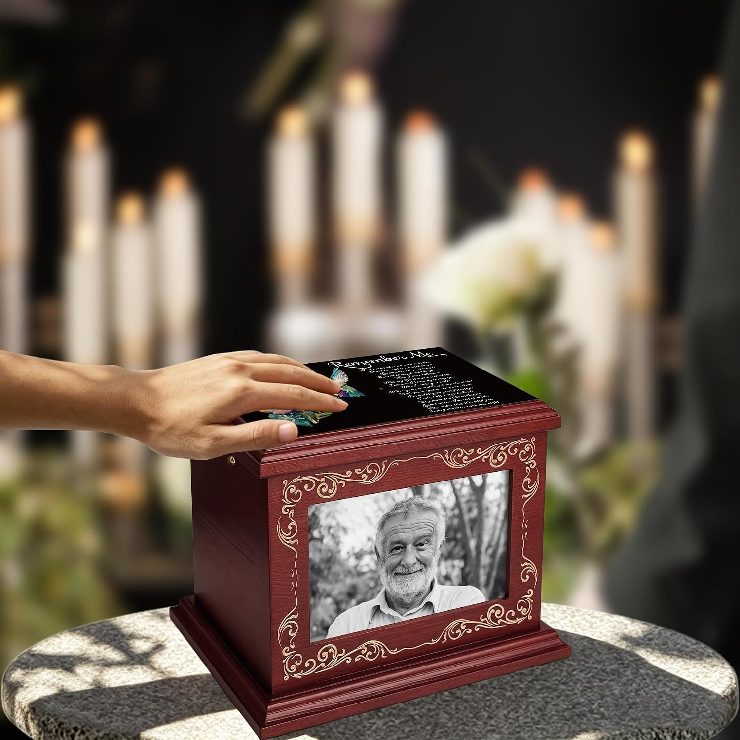 Cremation Urns for Human Ashes Adult Male or Female, Funeral Memorial Urns for A