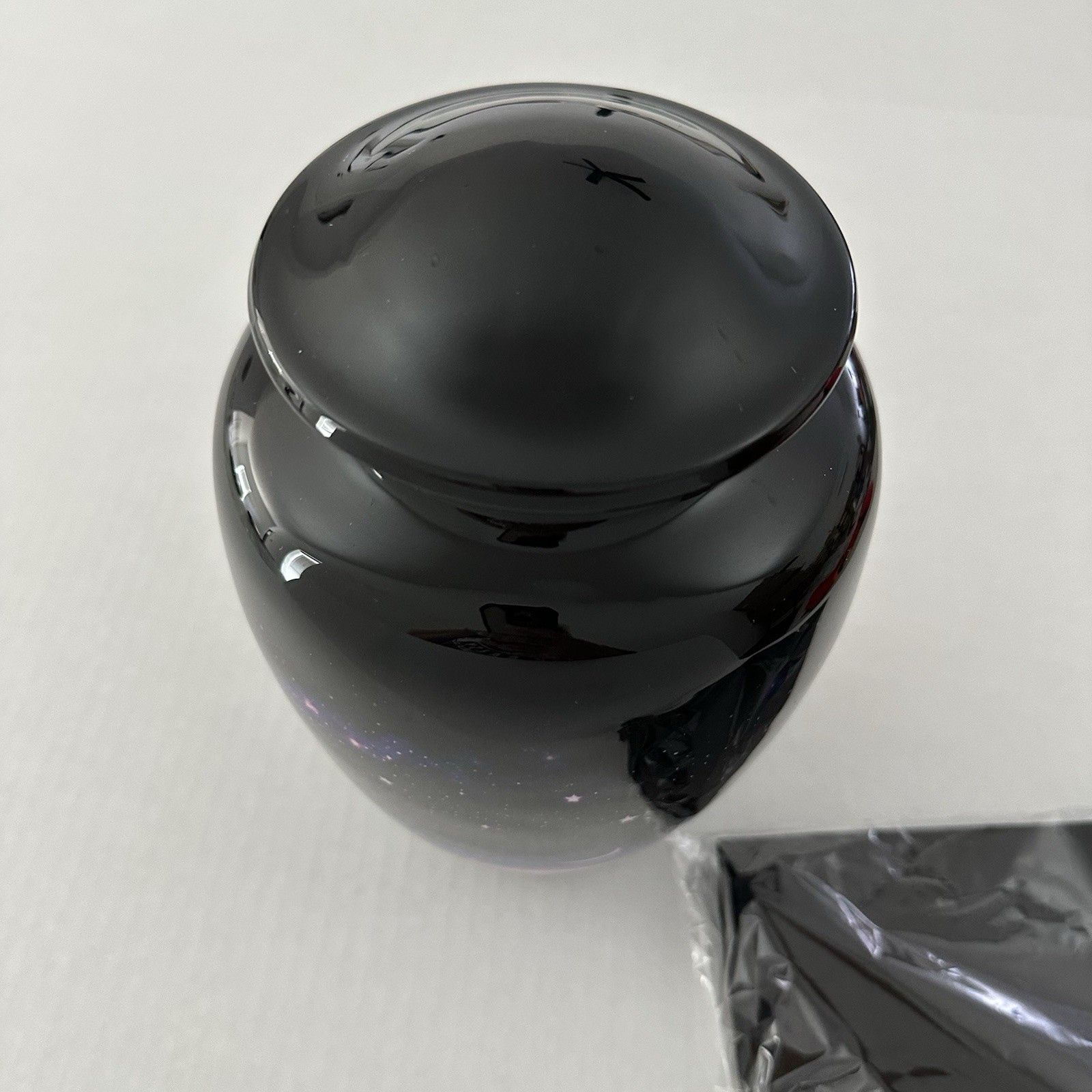 Large Cremation Urn for Adult Human Ashes Funeral Night Sky Stars Purple