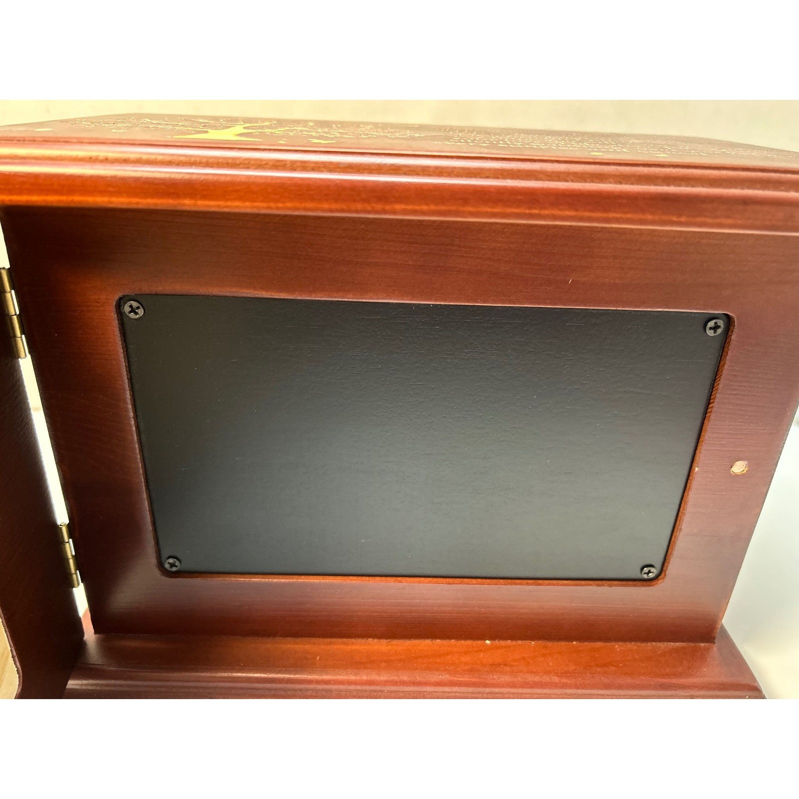 Wooden Tree of Life Memorial Urn with Photo Frame In Loving Memory Cherry Wood