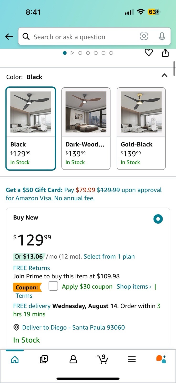ceiling fan