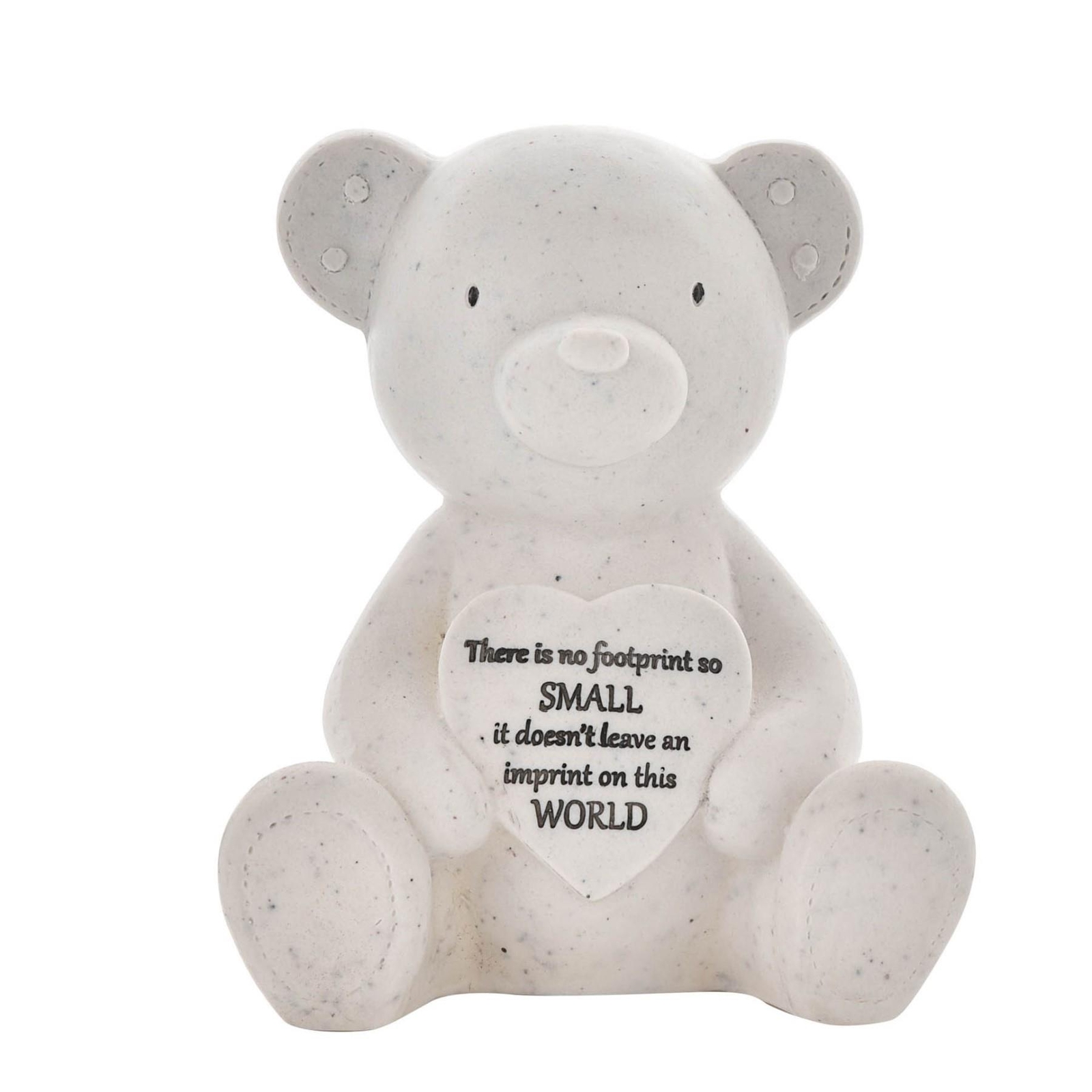 Baby Graveside Memorial Teddy and Heart Ornament
