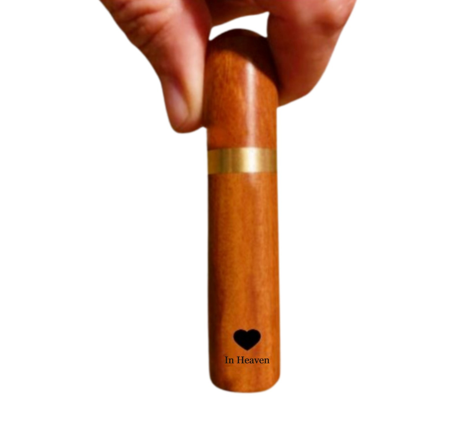 Beautiful Rosewood Cremation Urn / Scattering Tube – LASER ENGRAVED AS SHOWN