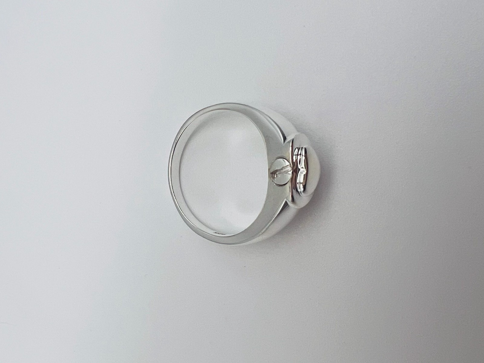 cremation heart ring ash ring sterling silver size 6