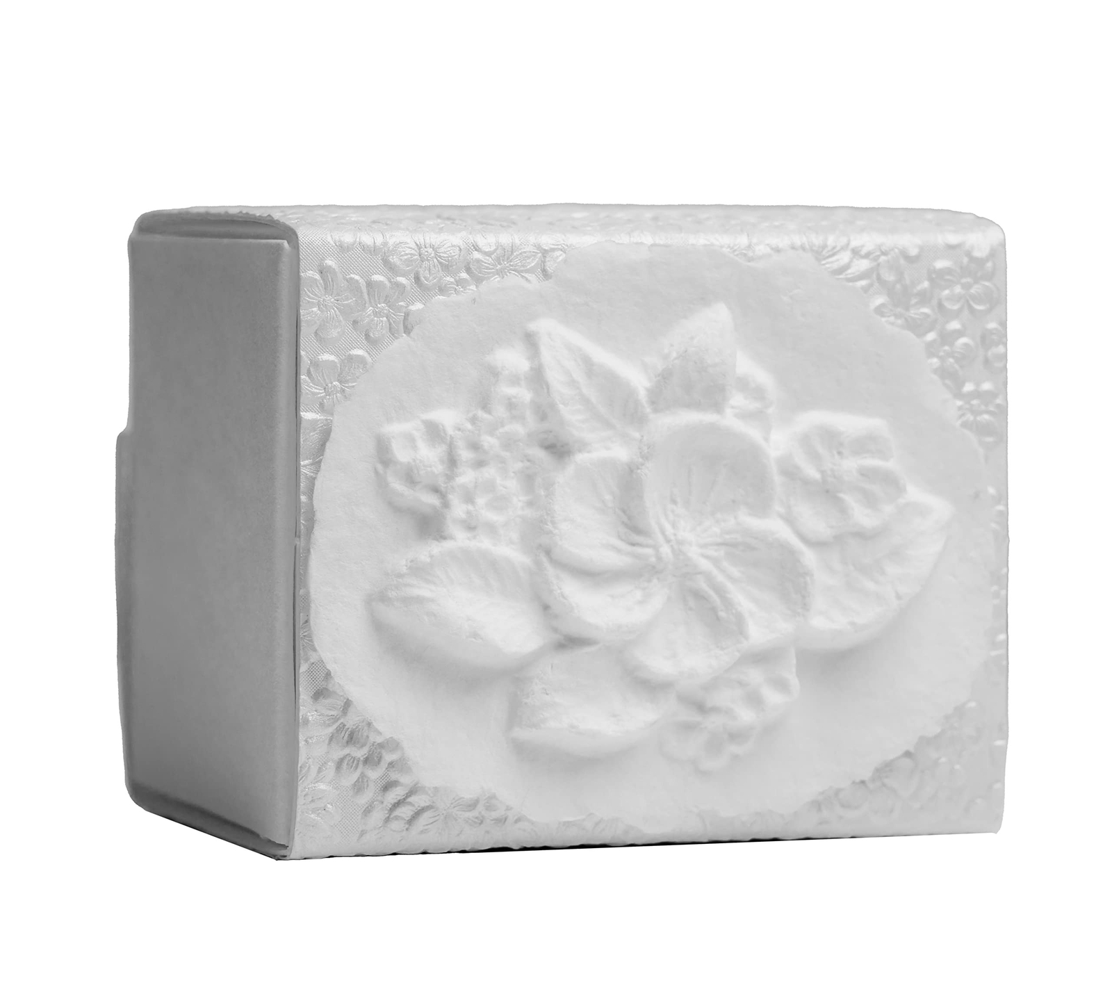 The Favorite Place® Burial Biodegradable Urn for Human Ashes, (Small Flower