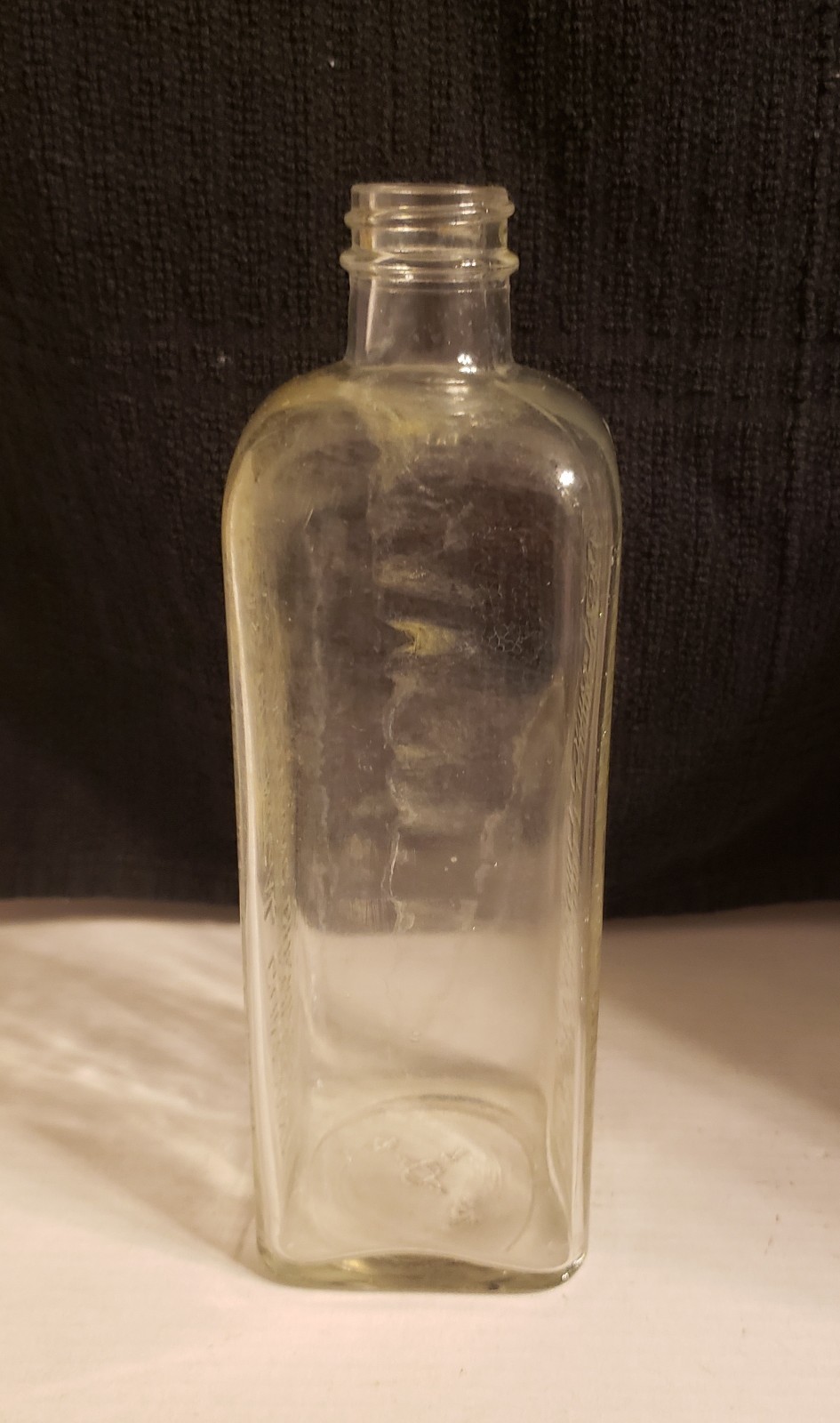 Vintage Embalming Fluid Glass Bottle Gray Chemical Company