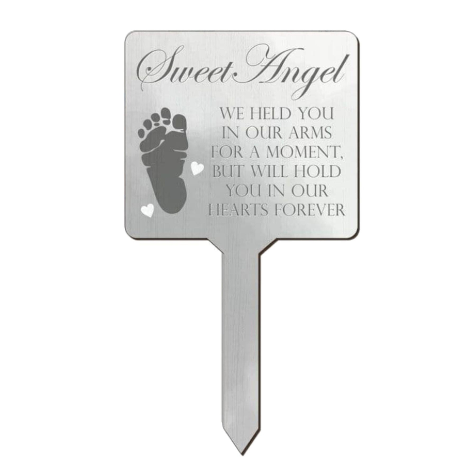 Baby Memorial Garden Planter Sign Plaque