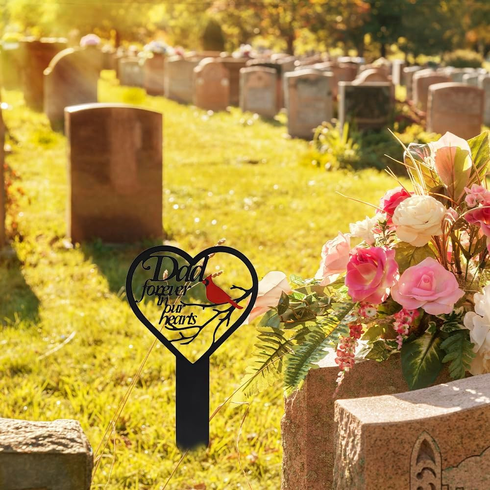 Grave Decorations for Cemetery, Cemetery Decorations for Grave Mom，Dad,Memorial