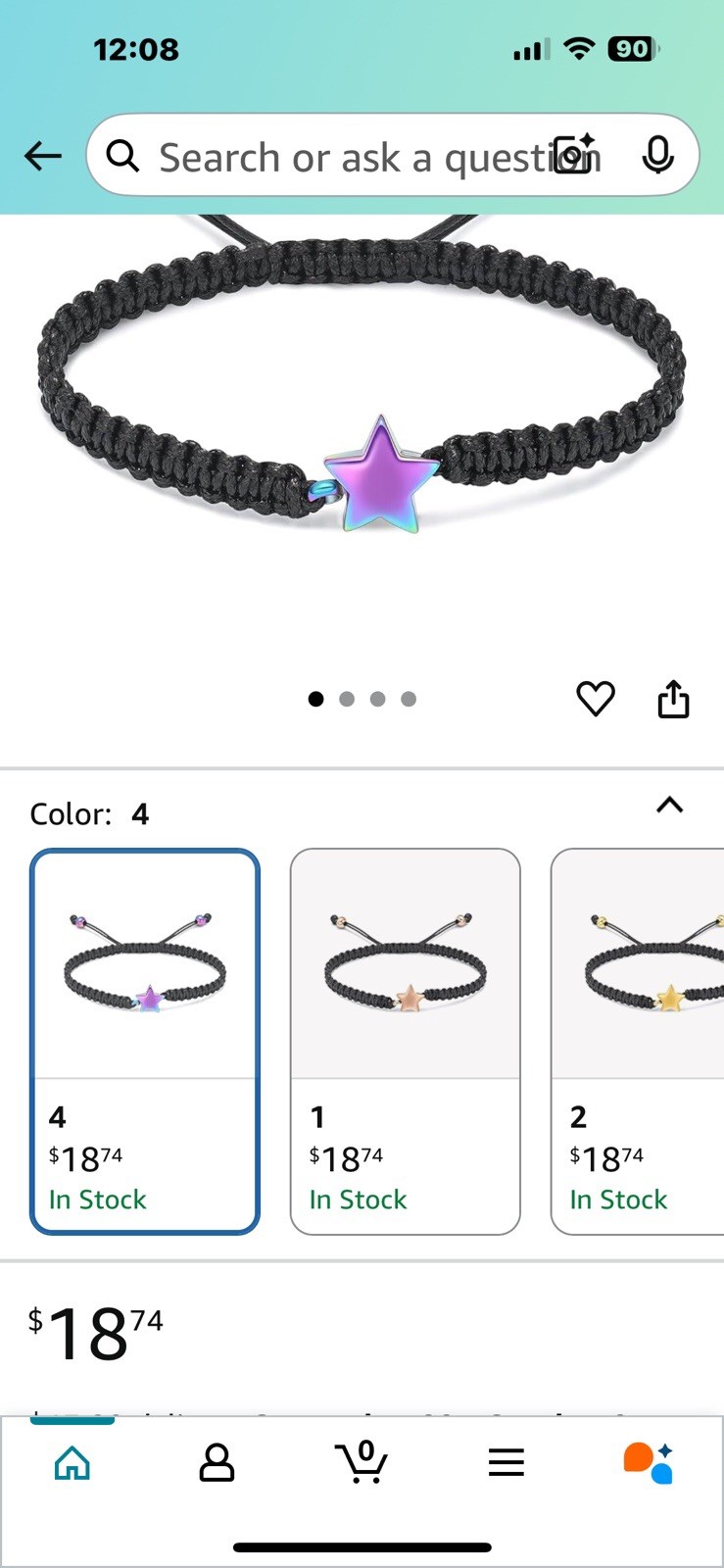 Star Urn Bracelet for Human Or Pet Memorial Cremation Jewelry