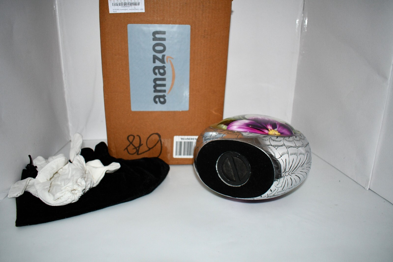 M Meilinxu Hummingbird Urn – Large Adult Cremation Urn for Human Ashes NIB