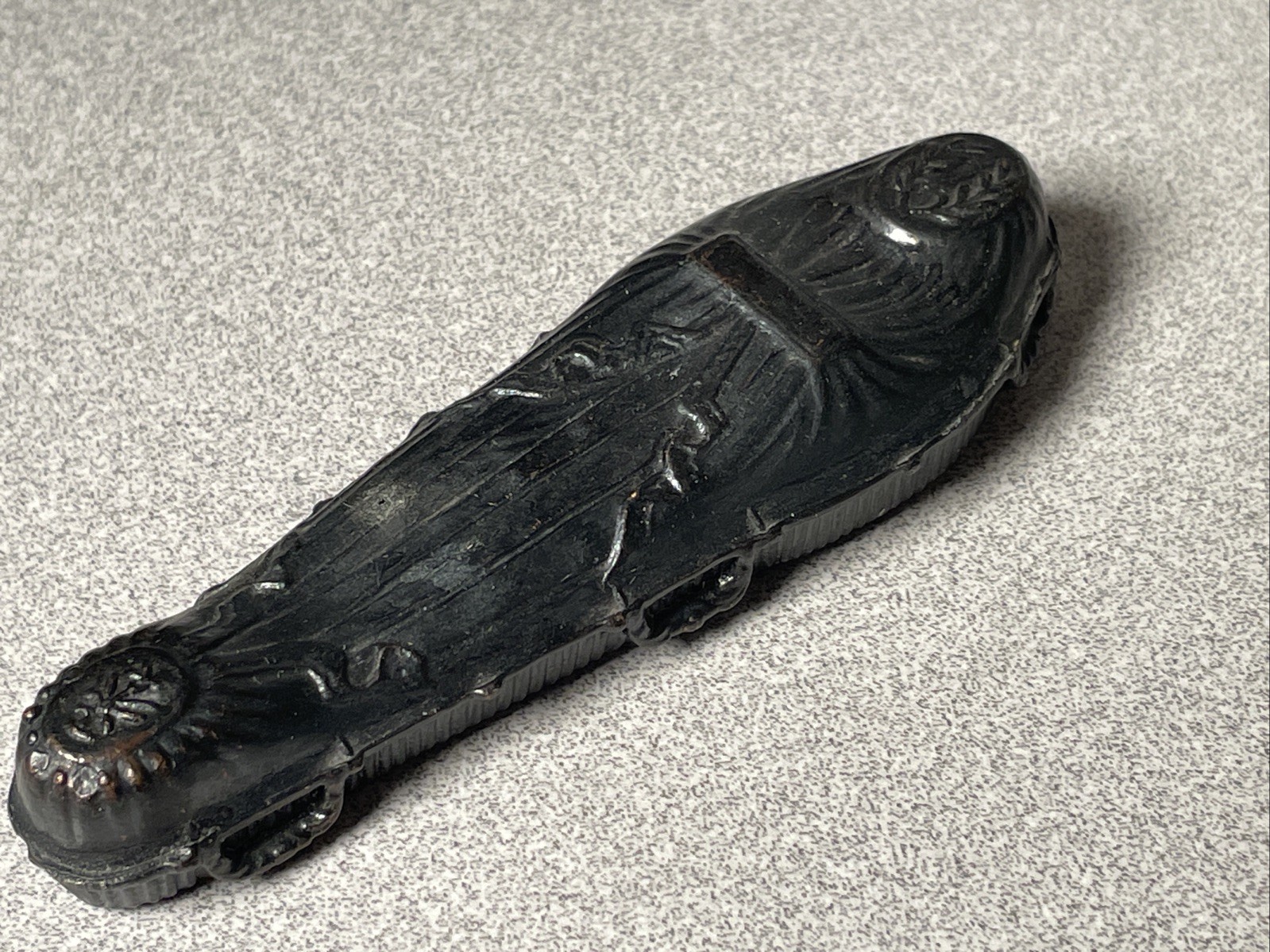 Circa 1853 Crane & Breed Ever-Seal Casket Coffin Promo Paperweight Cincinnati Oh