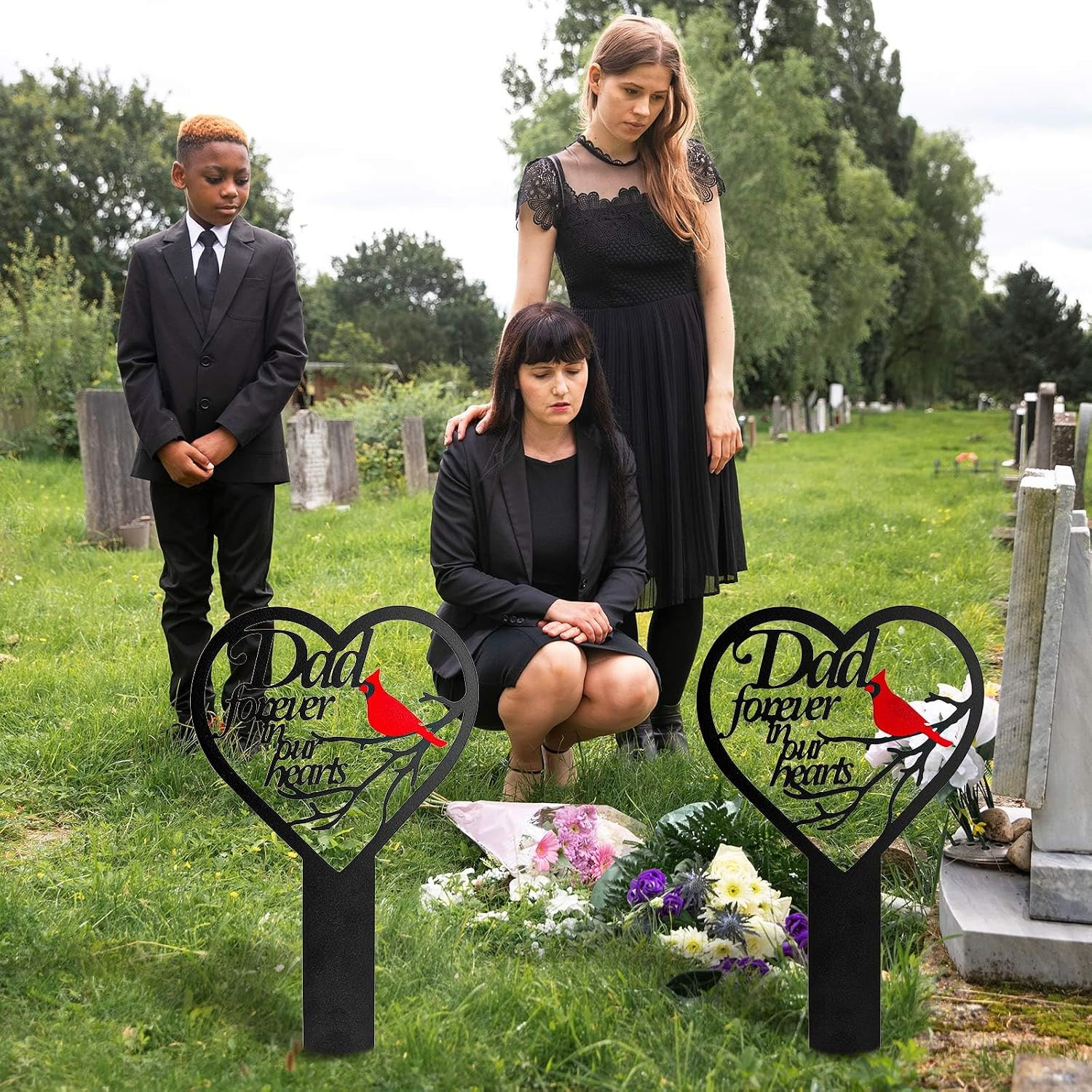 Grave Decorations for Cemetery, Cemetery Decorations for Dad Grave, Memorial Gra