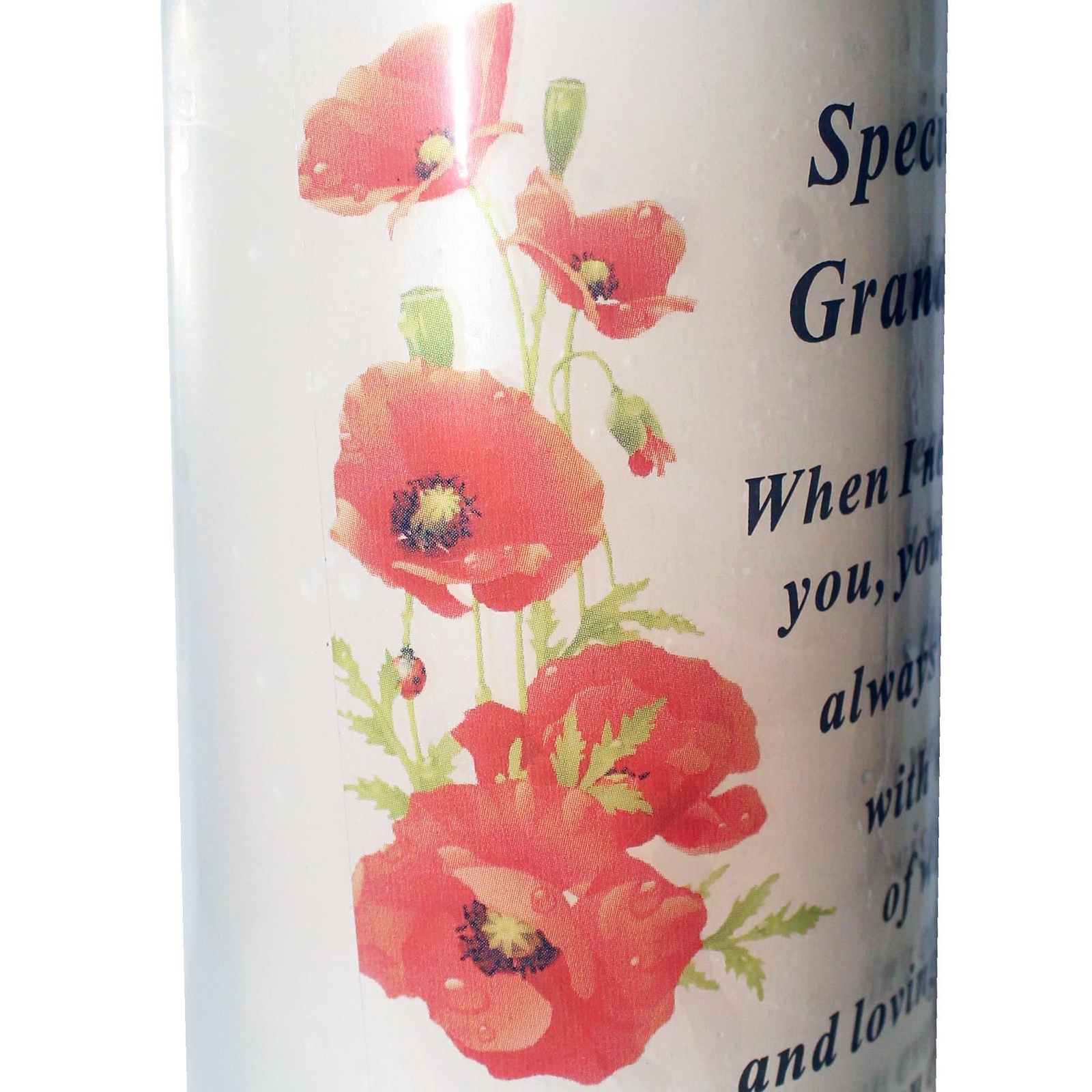 Memorial Candle in a Glass Jar with Sentimental Wording – Grandad
