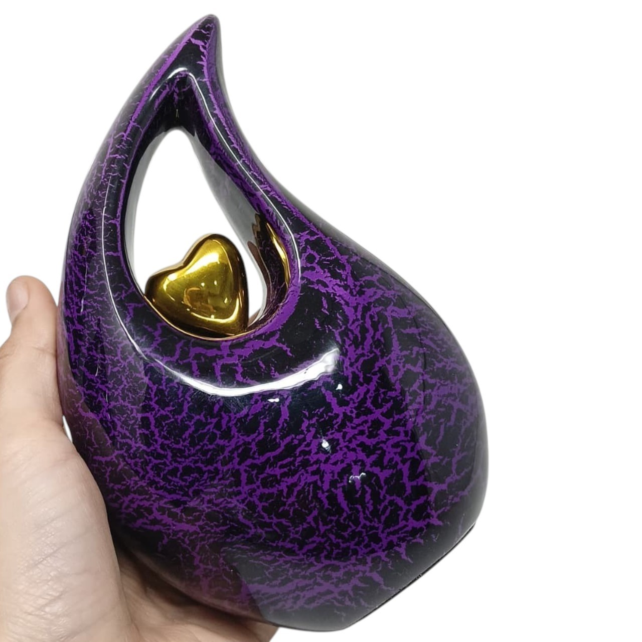 6 INCH Teardrop Cremation Urn for Human Ashes Adult Funeral Urn Memorial Share